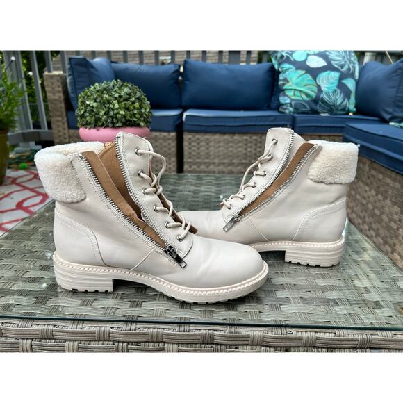 Dolce Vita Nighy Women’s Combat Boots – Faux Shearling Lined Women Size 9 - Picture 5 of 8